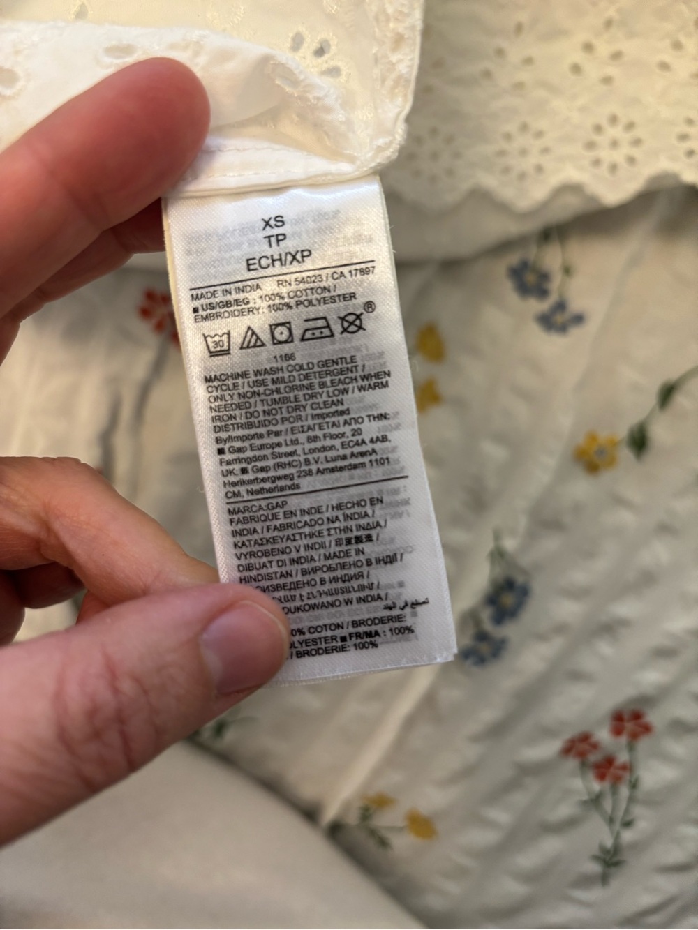 Gap x Doen white eyelet skirt - Picture 3 of 5